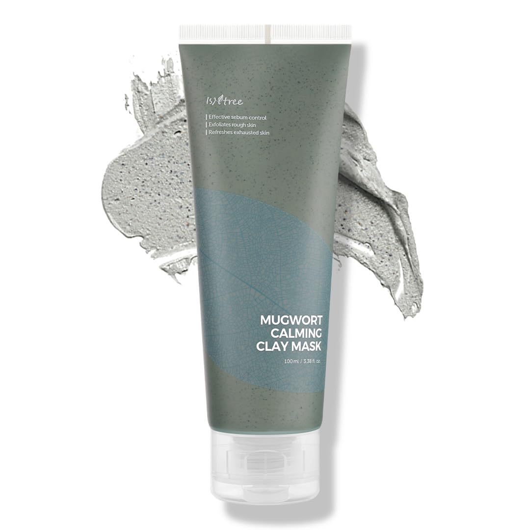 Isntree Mugwort Calming Clay Mask 100ml - Soothing & Purifying Facial Mask